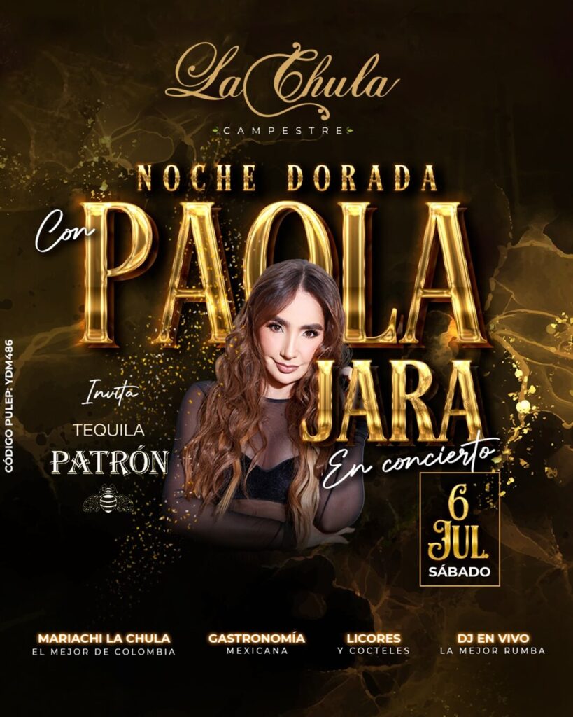 Paola Jara en vivo en La-Chula Campestre - 6 junio 2024