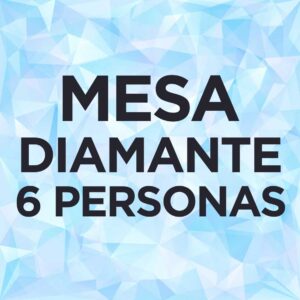 MESA DIAMANTE 6 PAX